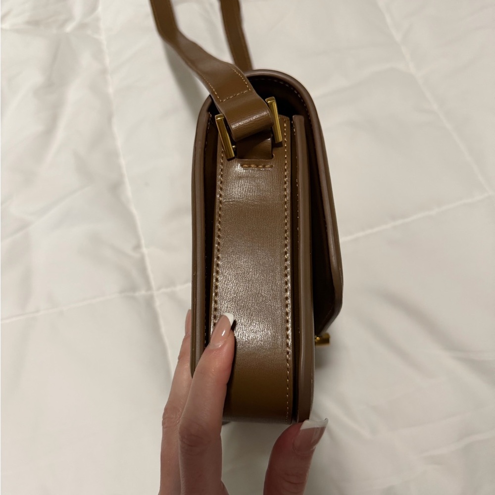 Yves Saint Laurent Brown Solférino leather crossbody bag - Picture 9 of 9